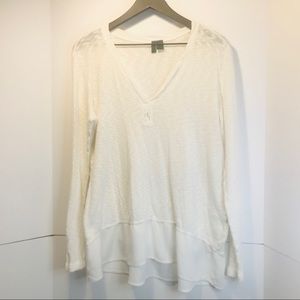 Anthropologie Left of Center Long Sleeve Tunic